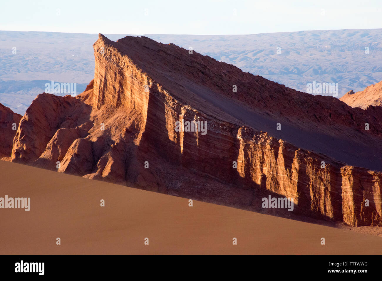 Valle de la Luna (Mondtal), San Pedro de Atacama Antofagasta Region, Chile Stockfoto