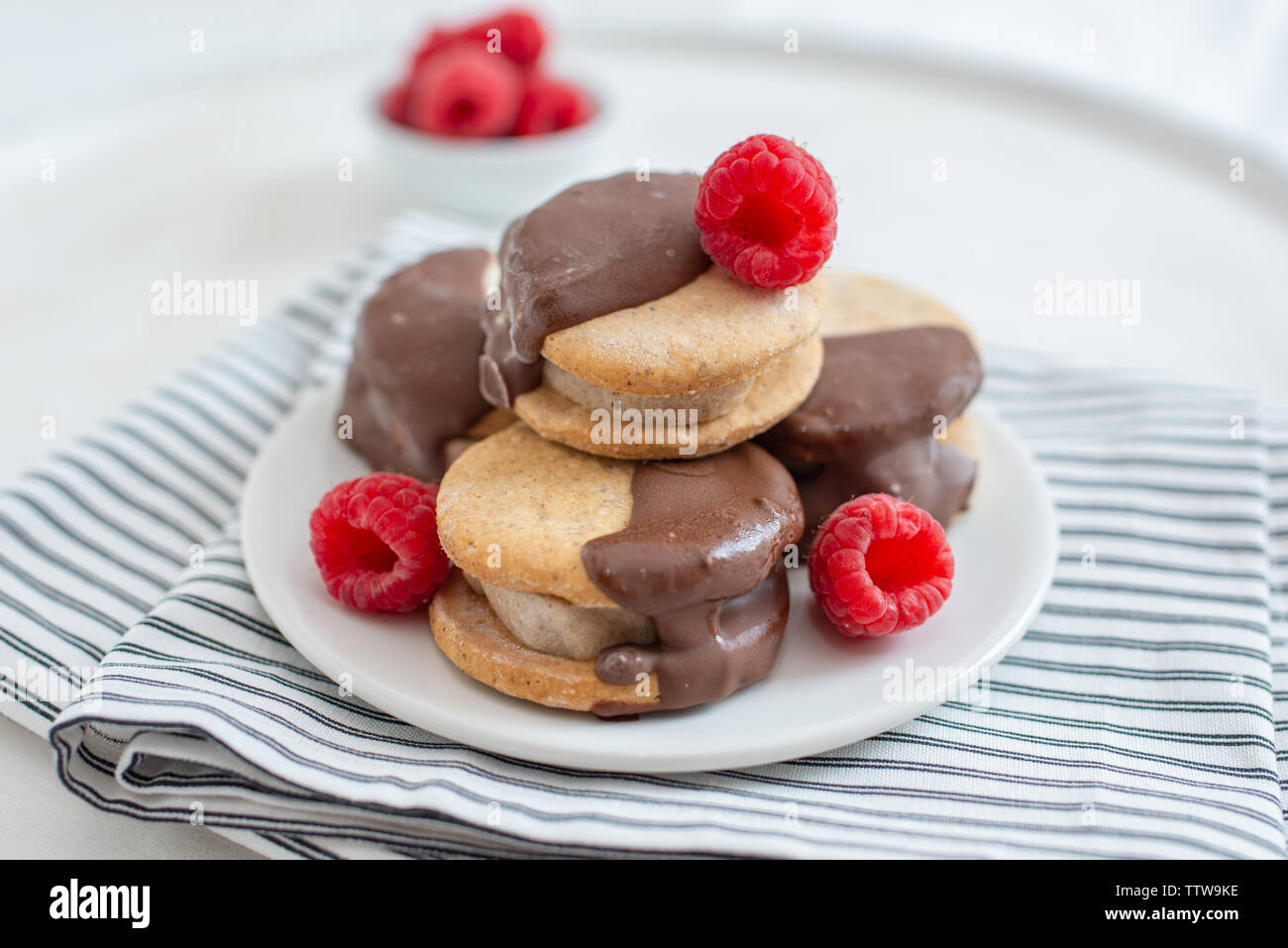 Ice Cream Sandwich Stockfoto