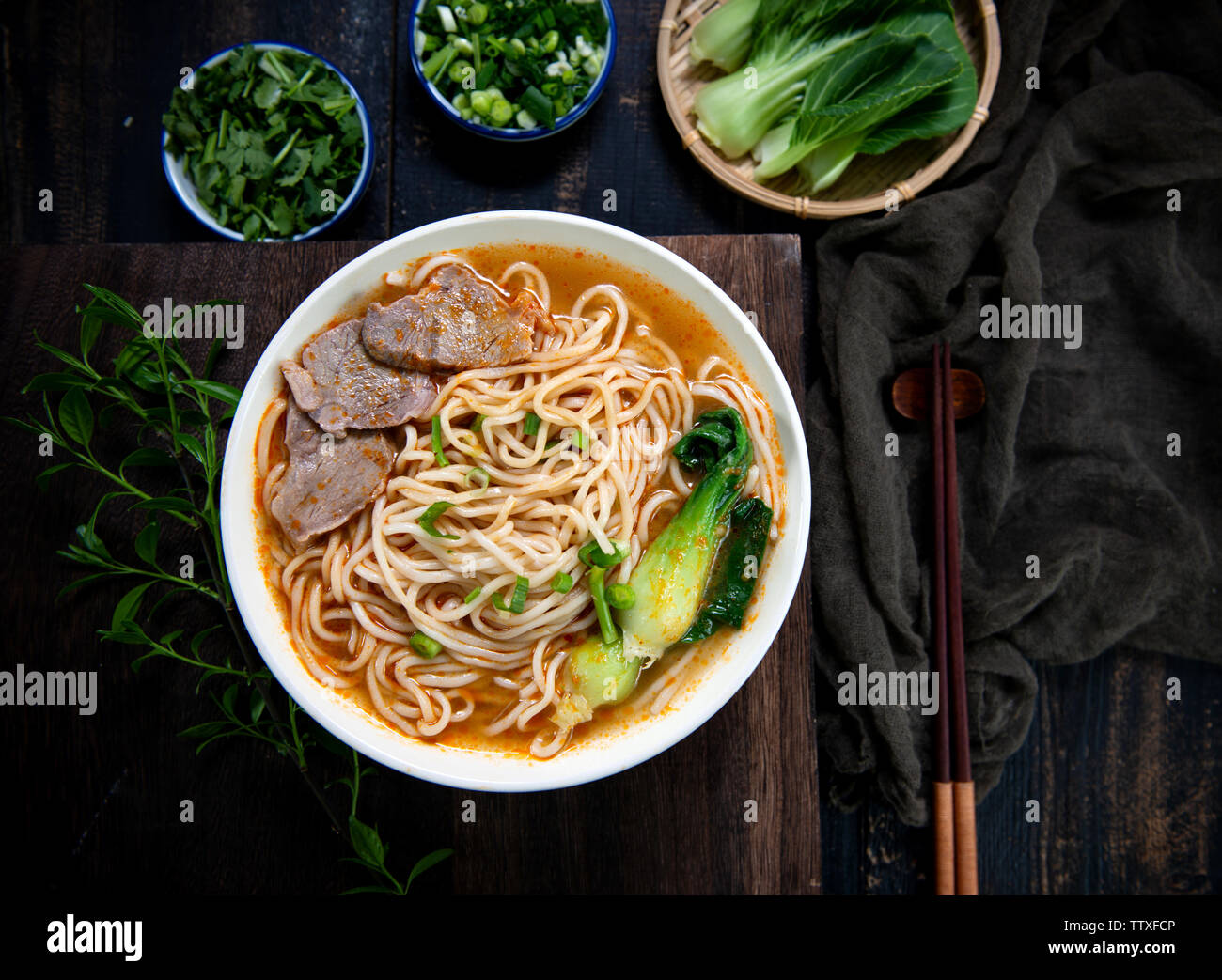 Henan berühmten Essen county branded Nudeln Stockfoto