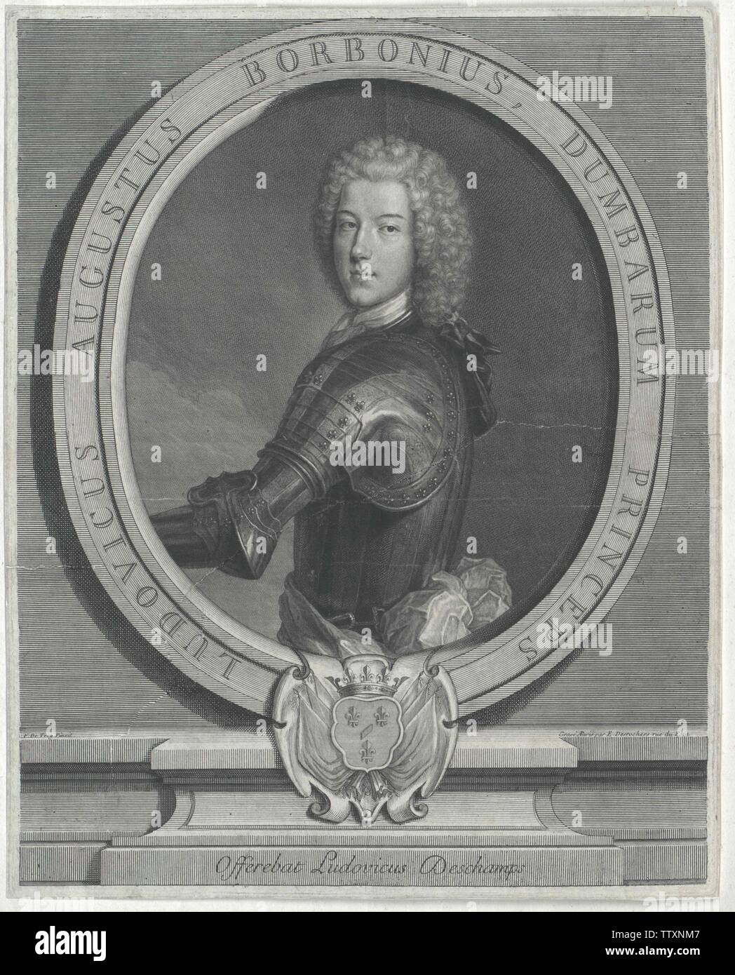 Bourbon, Prinz der Dombes, Louis II Auguste de, Additional-Rights - Clearance-Info - Not-Available Stockfoto