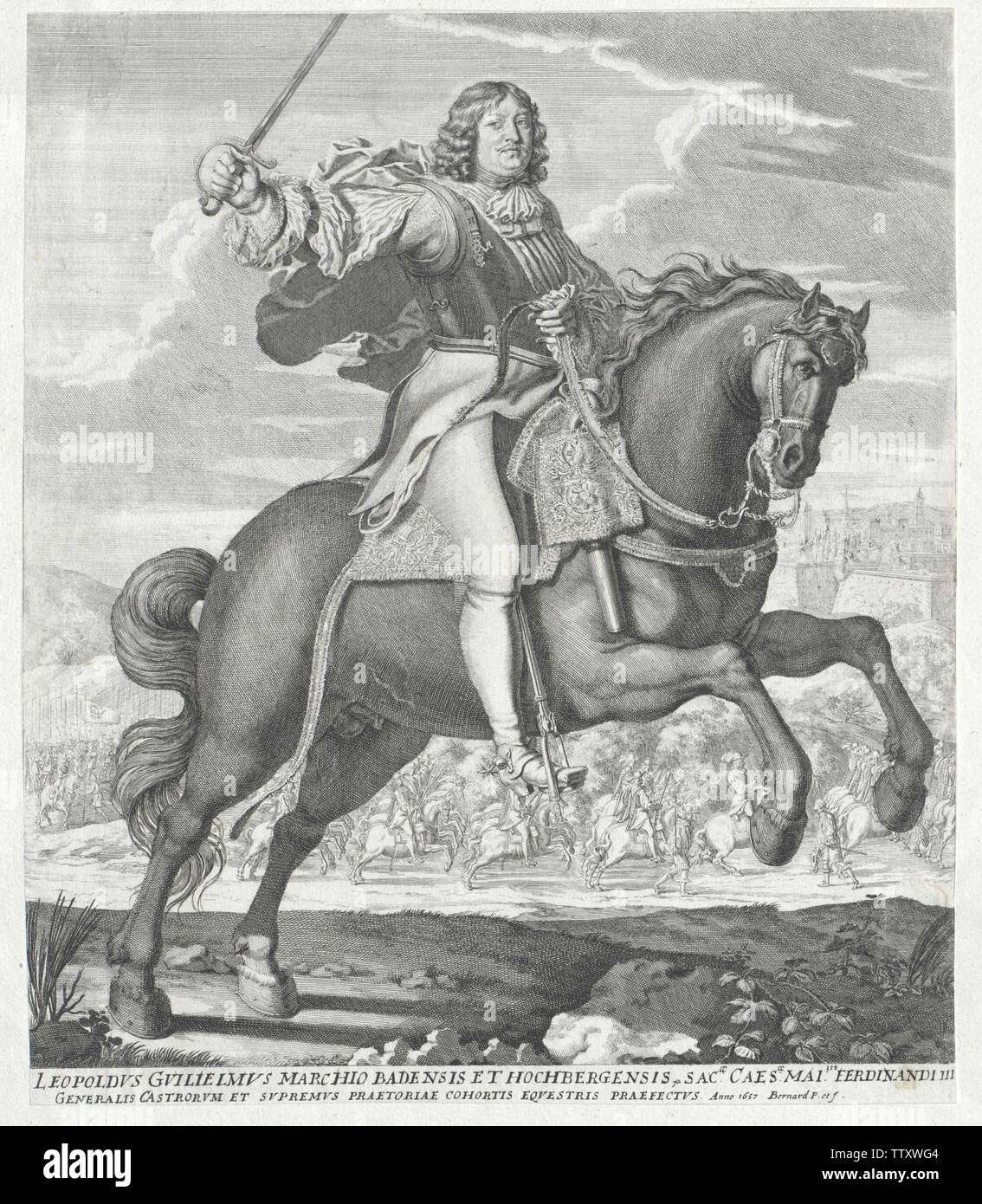 Leopold Wilhelm, Markgraf von Baden-Baden, Additional-Rights - Clearance-Info - Not-Available Stockfoto