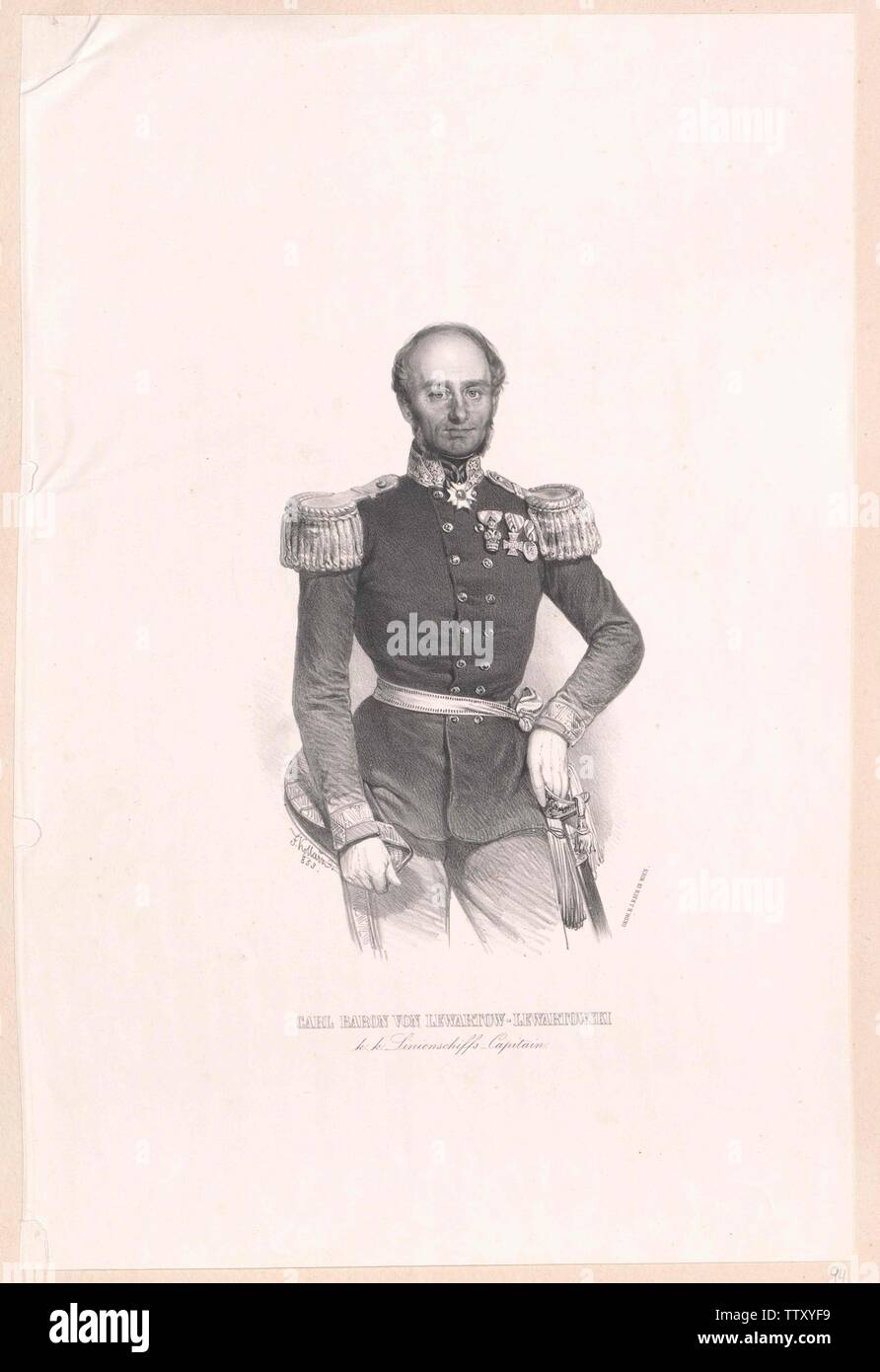Von lewartow Lewartowski, Karl Freiherr von, Additional-Rights - Clearance-Info - Not-Available Stockfoto