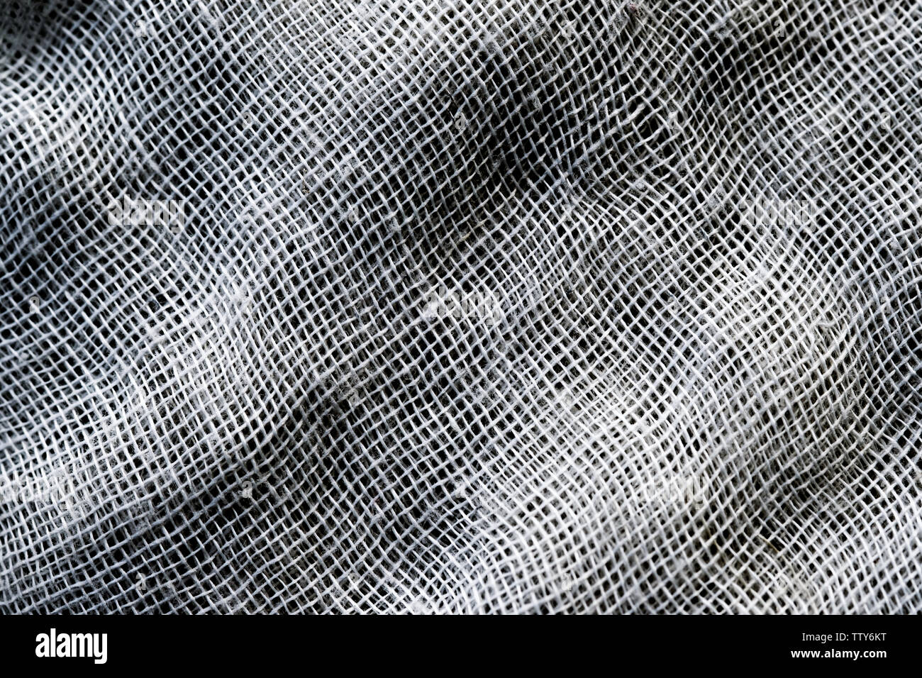 Close up mesh Glasfaser oder Gewebe Furche Textur Hintergrund Stockfoto