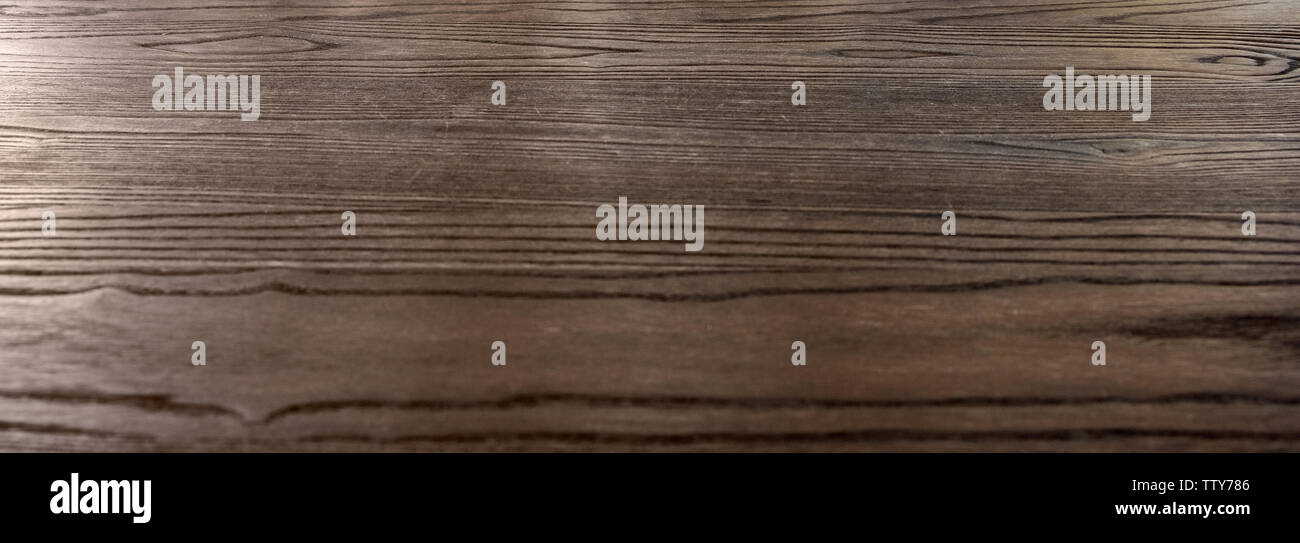Dunkelbraun gestreifte Textur Holz Regal board Stockfoto