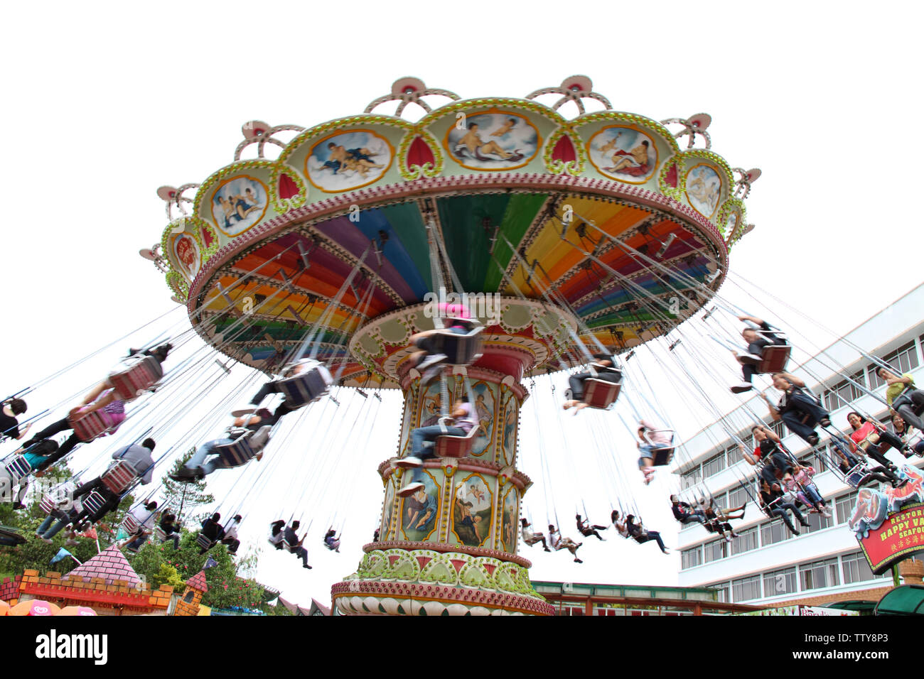 Vergnügungspark Ride, Genting Highlands, Malaysia Stockfoto
