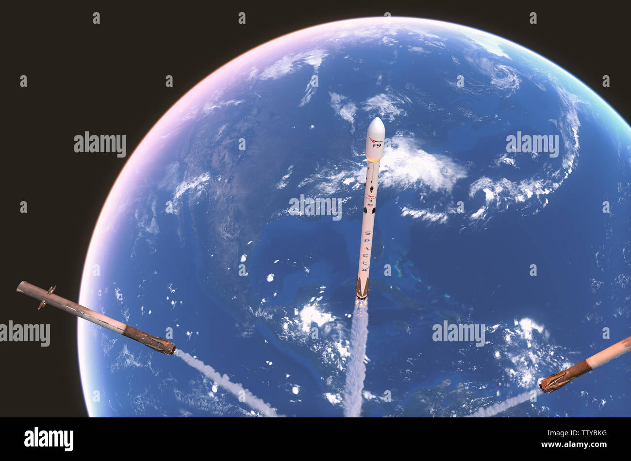Erde NASA-Bilder Stockfoto