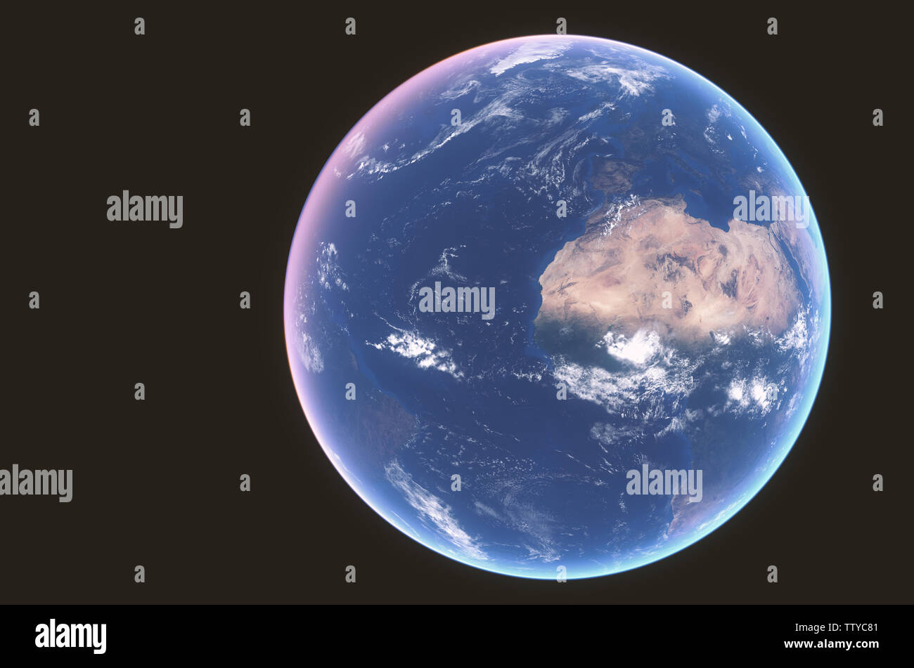 Erde NASA-Bilder Stockfoto