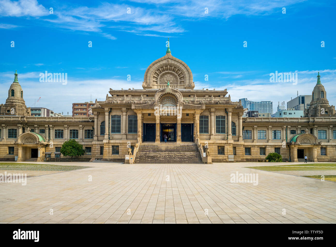 Der Tsukiji Hongan-ji in Tokio, Japan. Stockfoto