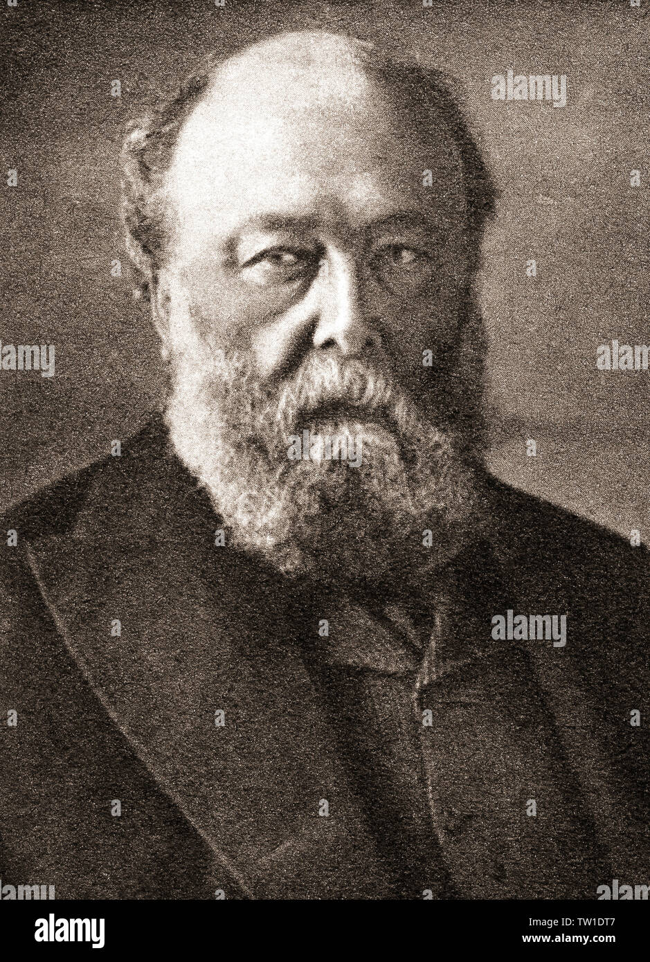 Robert Arthur Talbot Gascoyne-Cecil, 3 Marquis von Salisbury, 1830 - 1903. Englischer Staatsmann und drei Mal Premierminister des Vereinigten Königreichs. Aus dem Festzug des Jahrhunderts, veröffentlicht 1934. Stockfoto