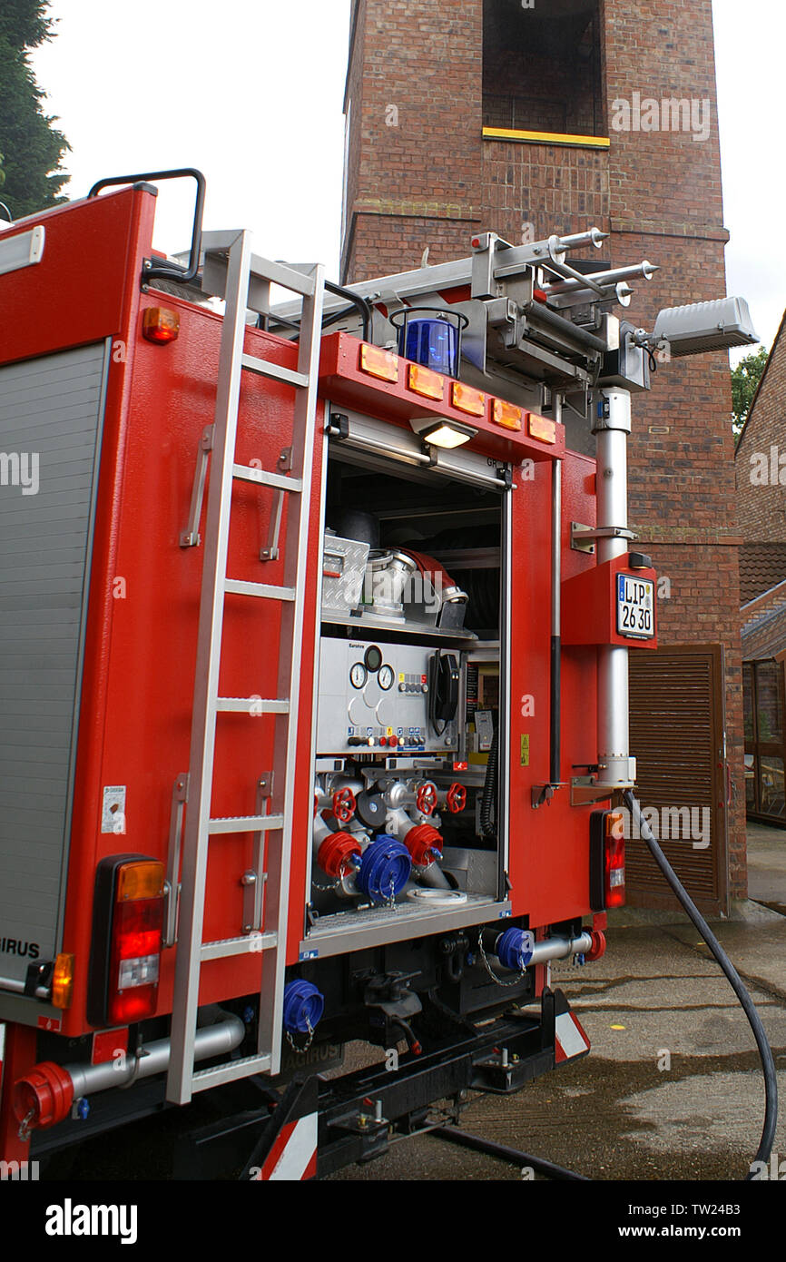 Feuerwehr, Feuer gerät, Fire Engine Stockfoto