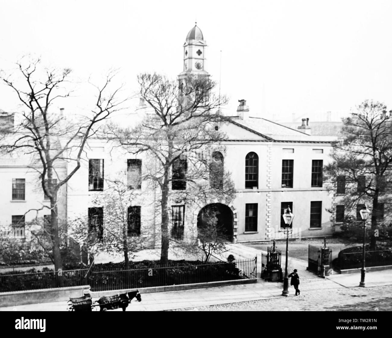 Weiße Bettwäsche Hall, Belfast, Irland Stockfoto