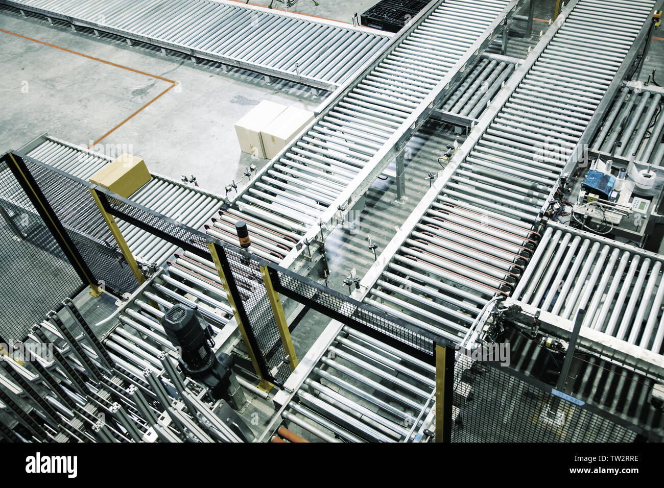 Industrie Rolle Transport gutes Produkt für Import Export Industrie Stockfoto