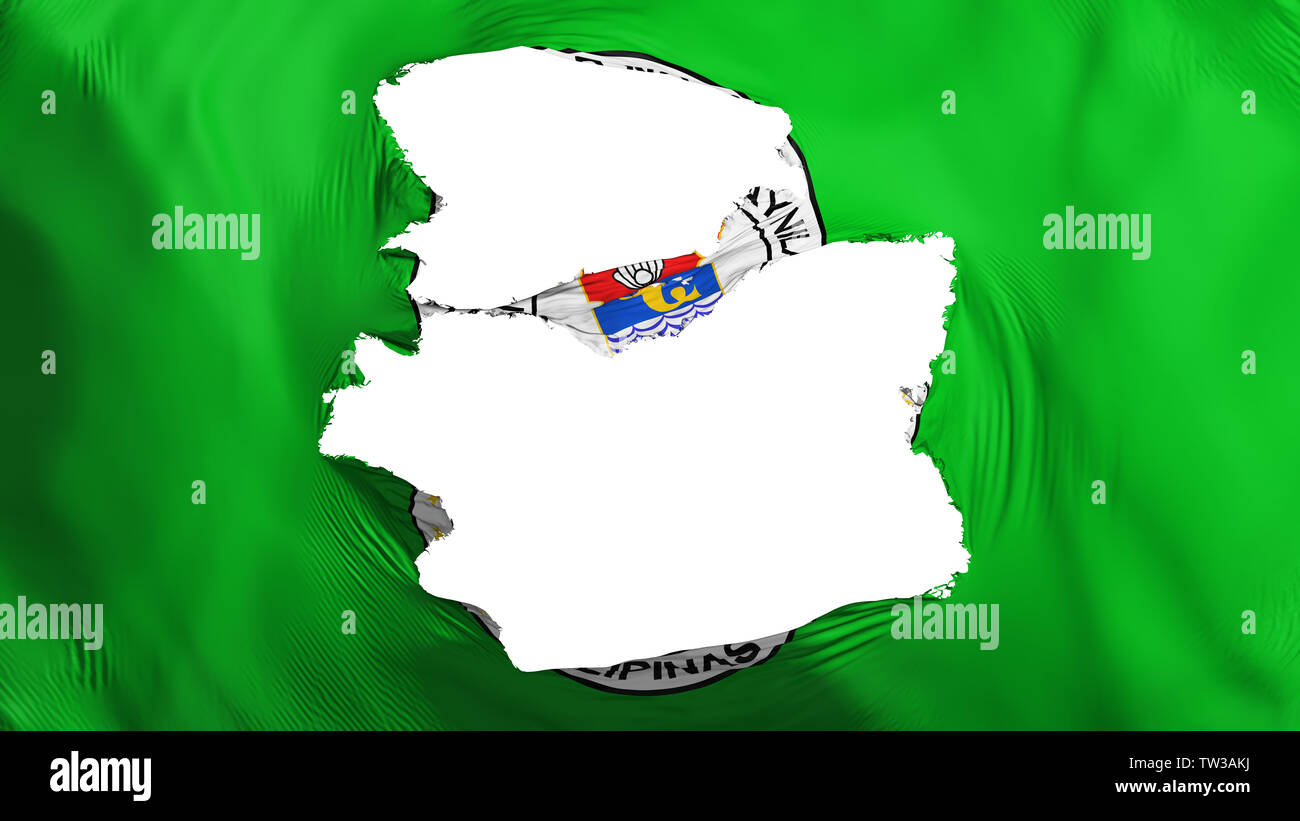 Tattered Manila Flagge Stockfoto
