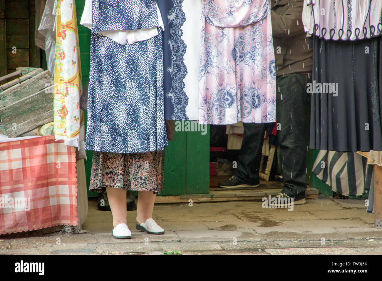 Bazar Rozyckiego, Praga, Warschau, Polen Stockfoto