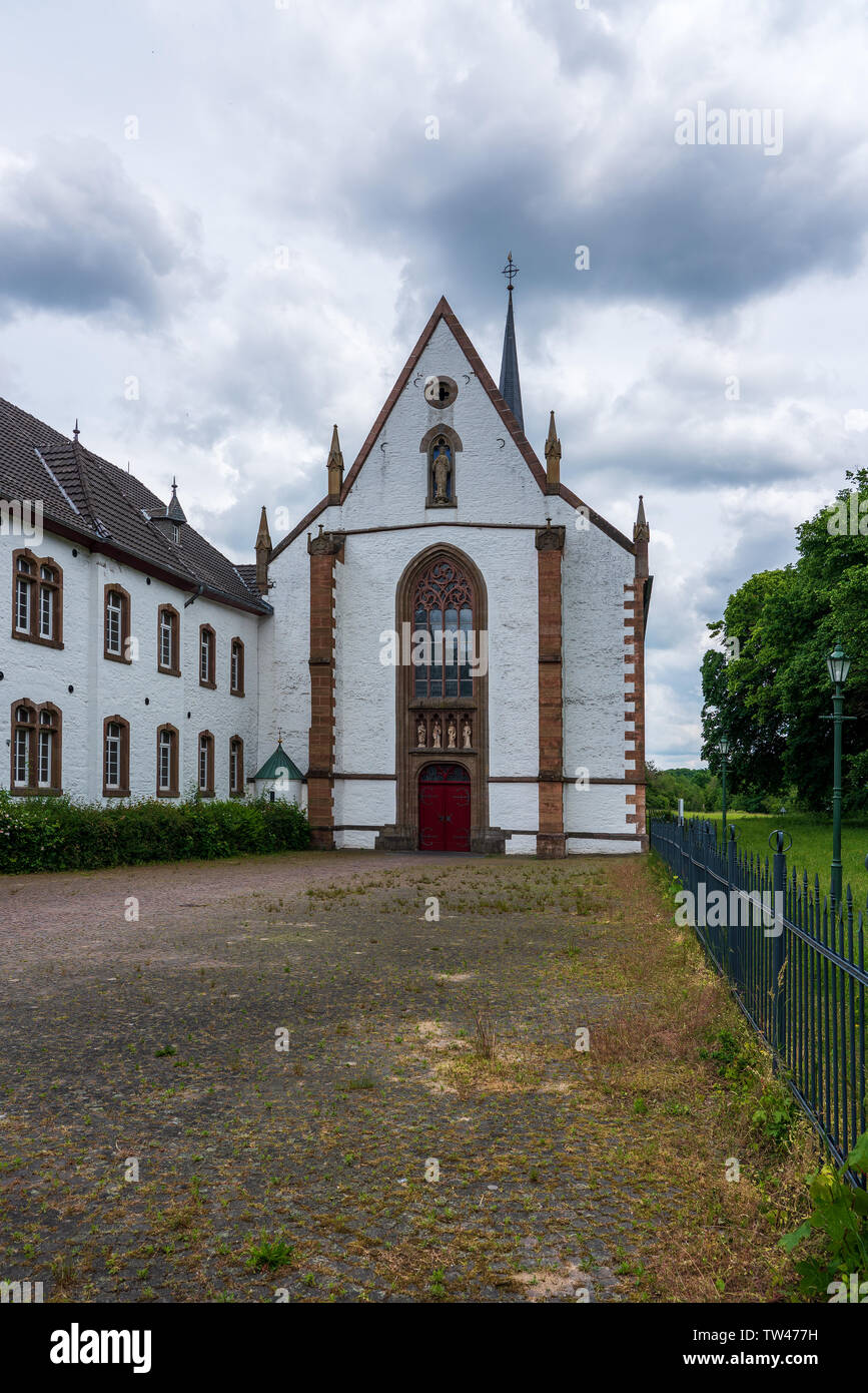 Blick auf die Abtei Mariawald, Heimbach Deutschland Stockfoto