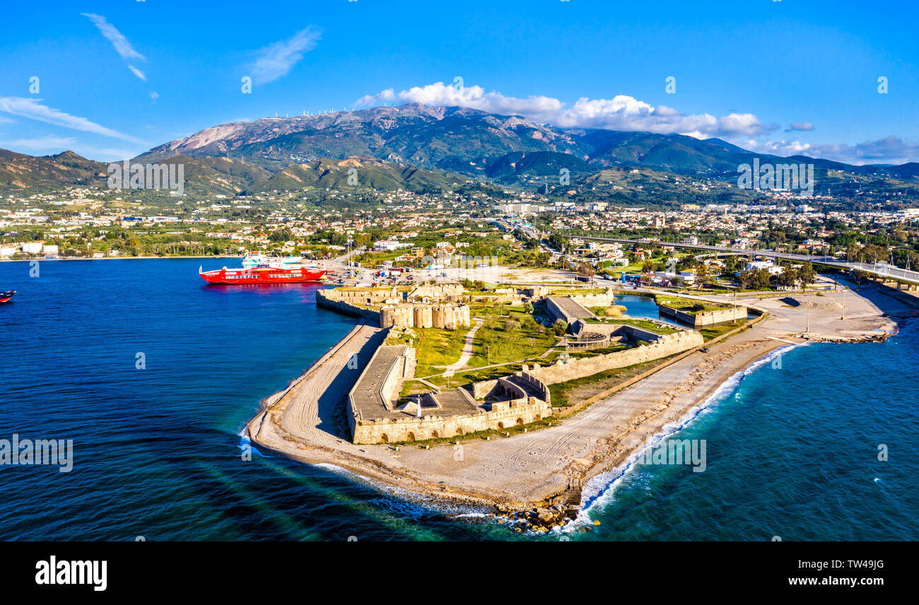 Rio Schloss in Aetolia-Acarnania, Griechenland Stockfoto