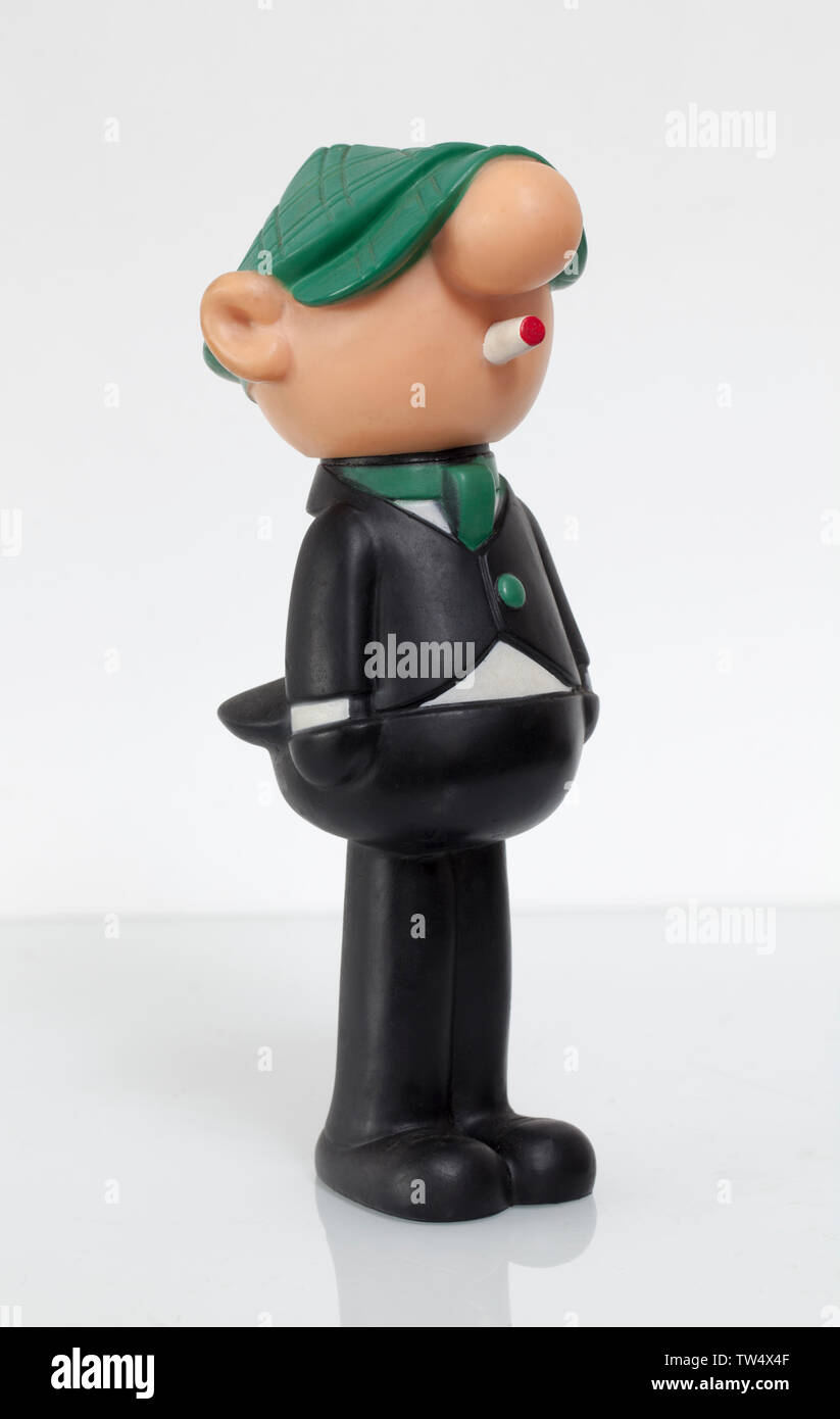 Neuheit Vintage Andy Capp Schaumbad Flasche Stockfoto