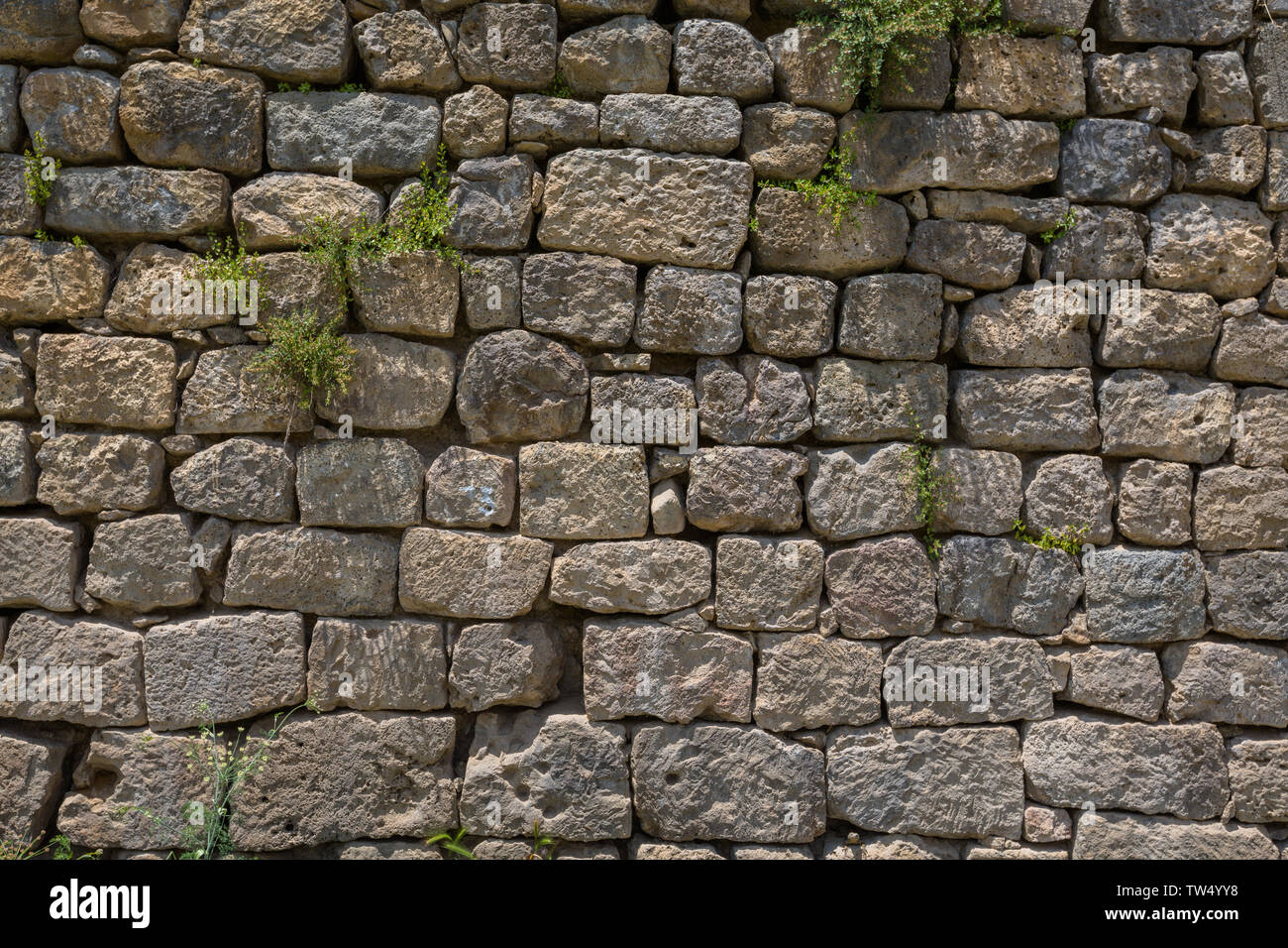 Hintergrund der Mauer, die von der alten armenischen Gebäude Stockfoto