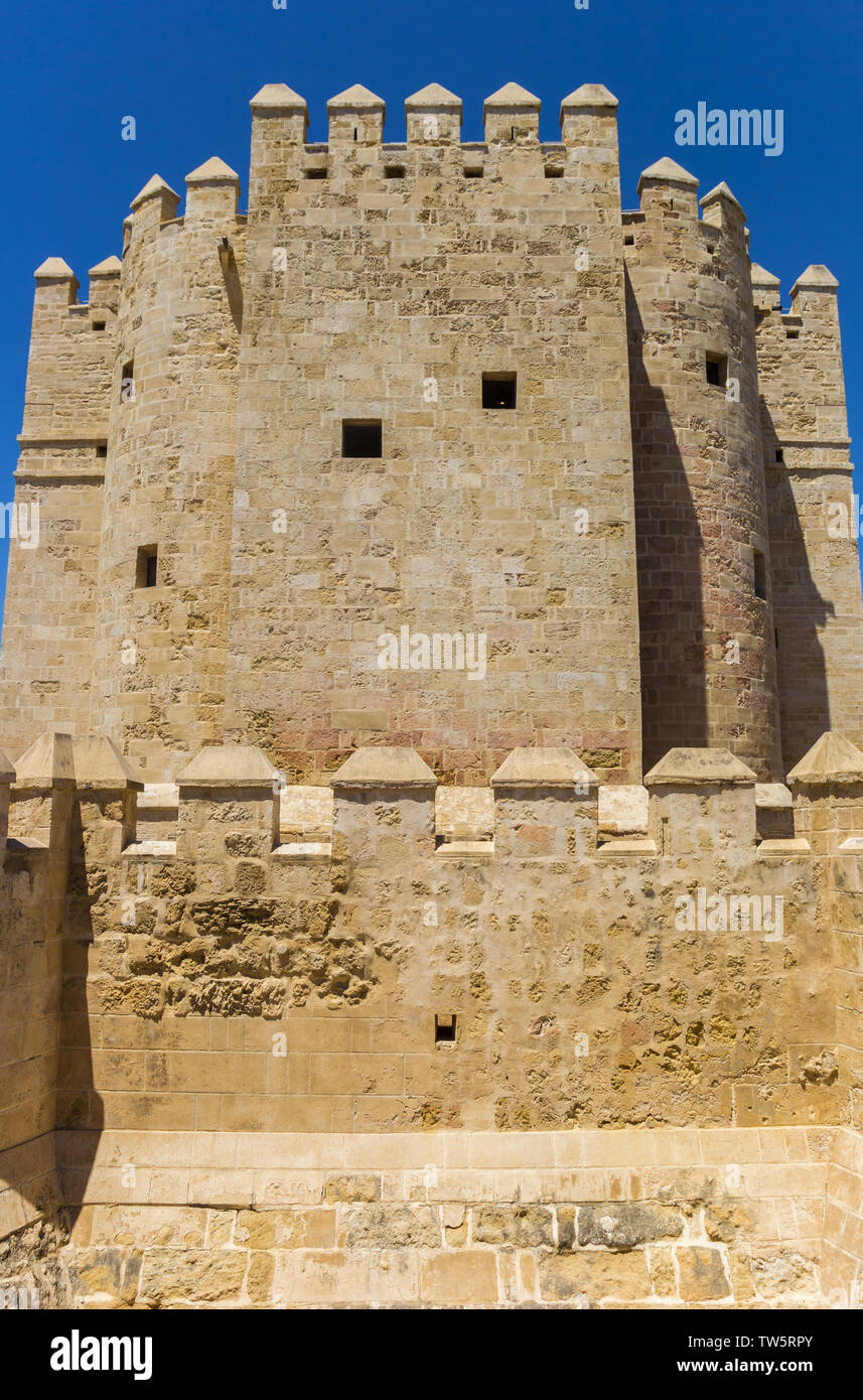 Historische Stadt Tor Torre de Calahorra in Cordoba, Spanien Stockfoto