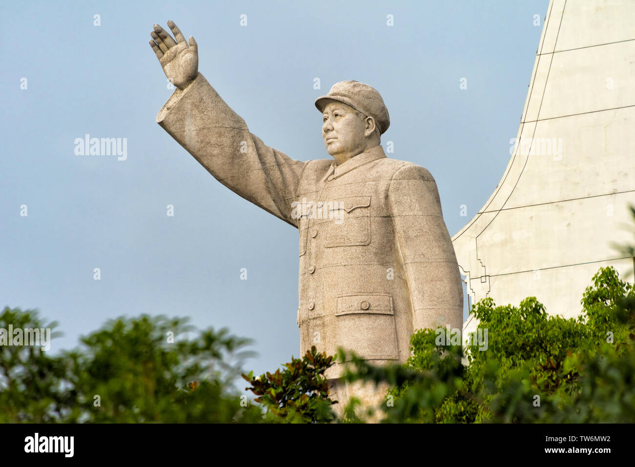 Statue des Vorsitzenden Mao, Guiyang, Provinz Guizhou, China Stockfoto