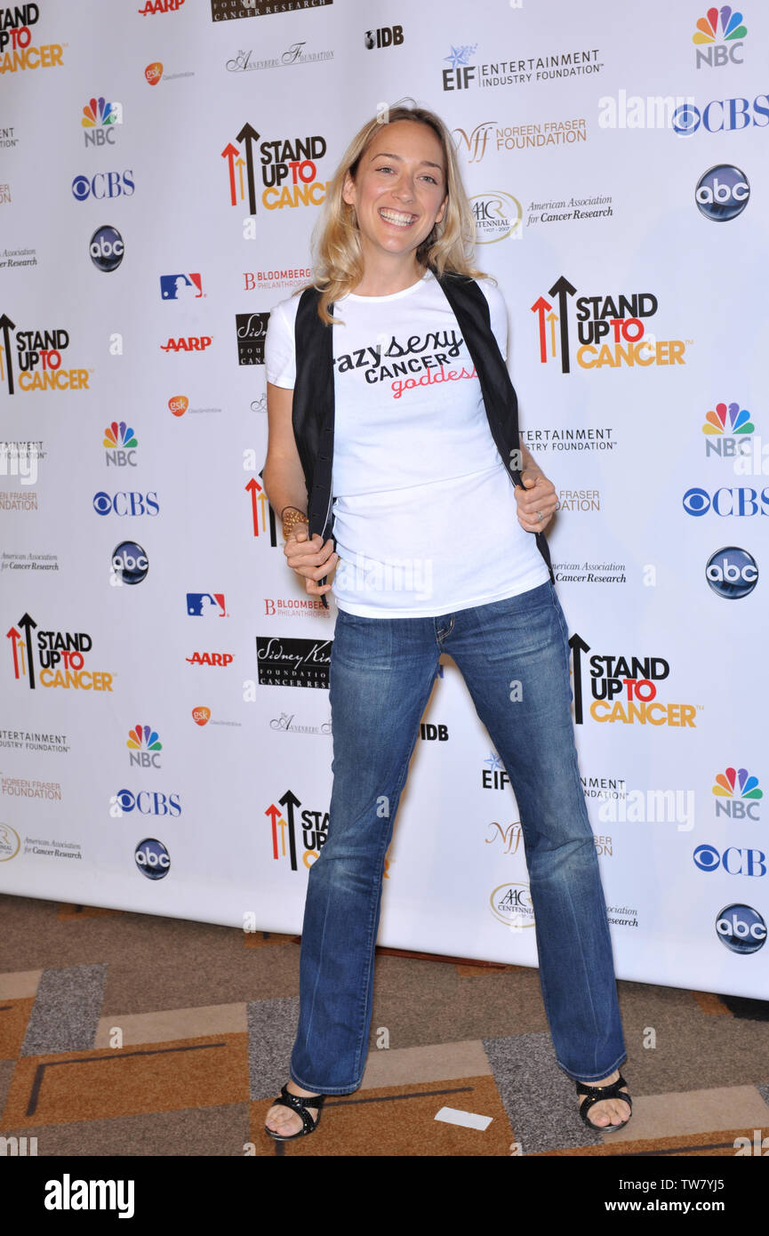 LOS ANGELES, Ca. September 05, 2008: Kris Carr am Stand bis zum Krebs Gala im Kodak Theater, Hollywood. © 2008 Paul Smith/Featureflash Stockfoto