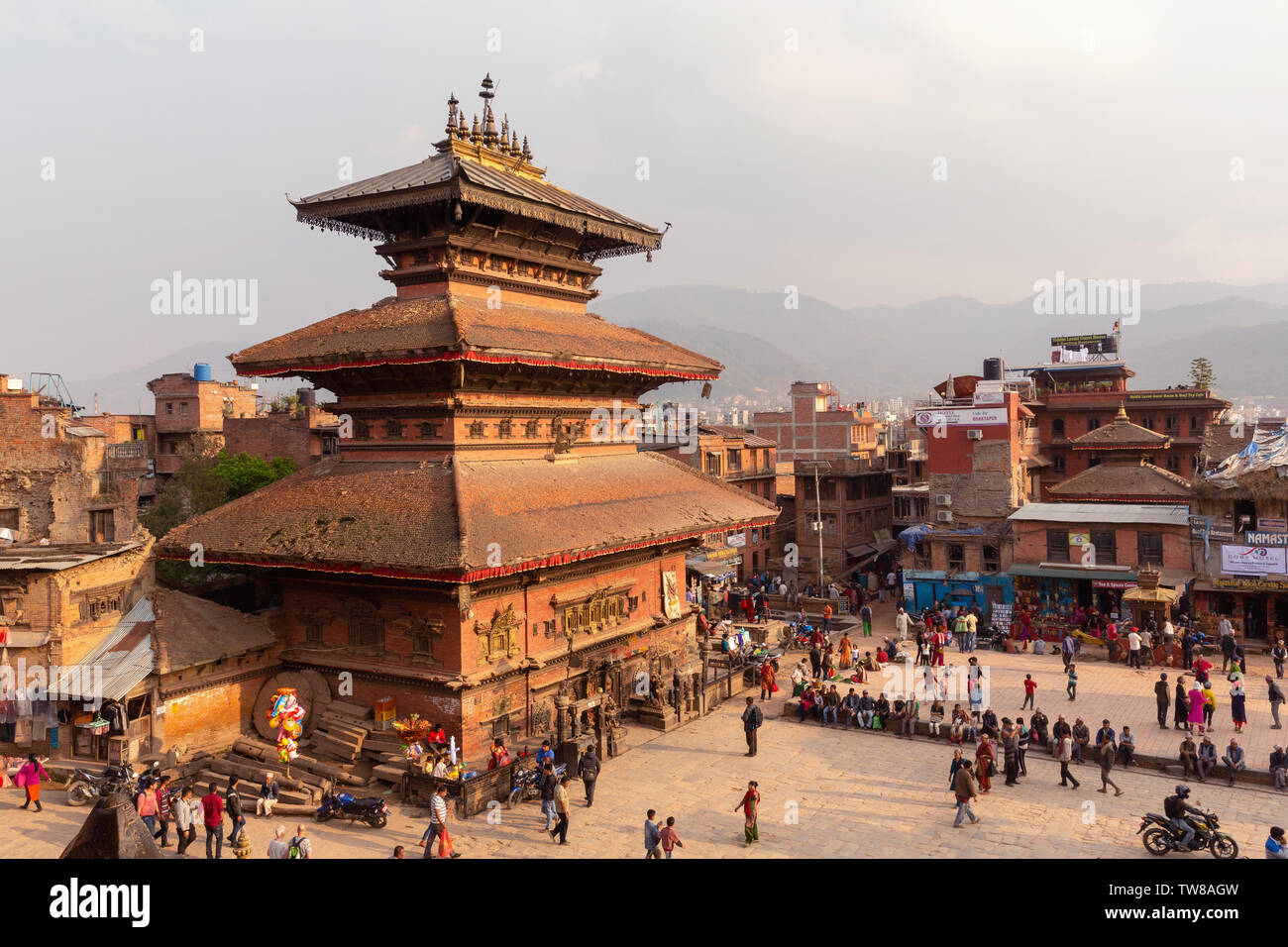 Bhairavnath Tempel, Taumadhi Square, Bhaktapur, Provinz Nr. 3, Nepal, Asien Stockfoto