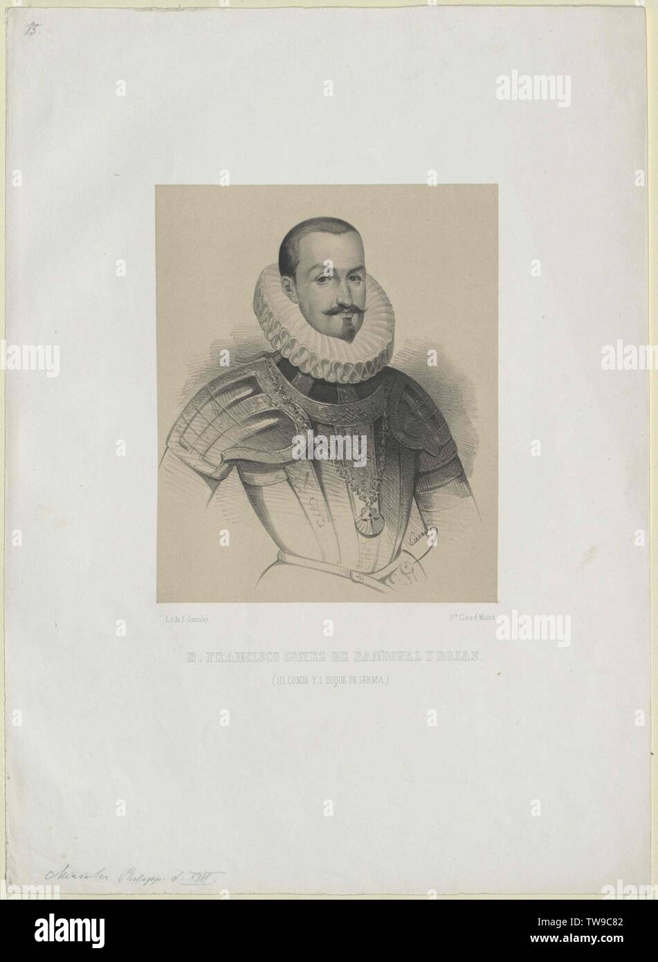 Gomez de sandoval und rojas francisco Fotos und Bildmaterial in hoher
