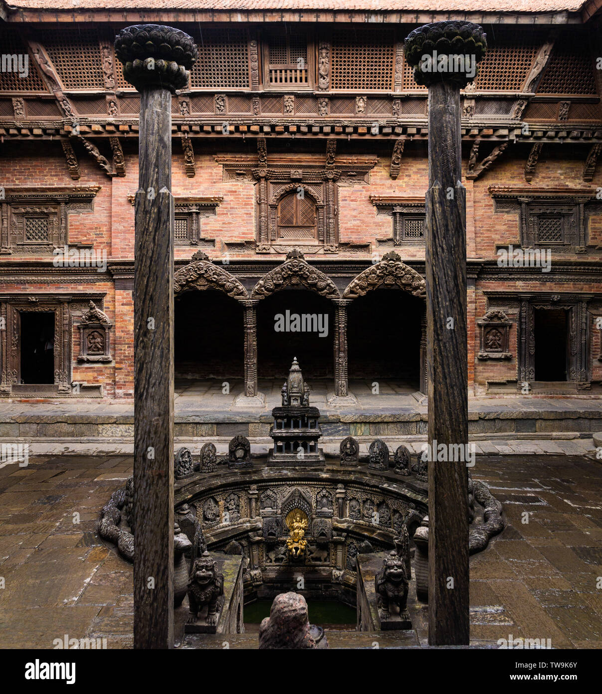 Moo Chuka in Patan Durbar Square, Kathmandu, Nepal Stockfoto