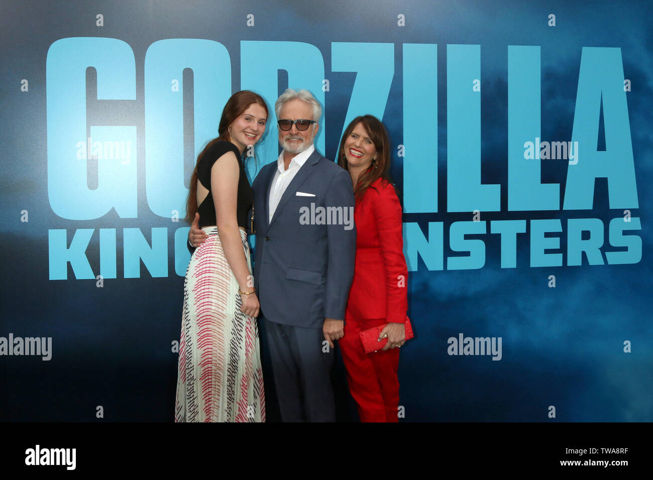 "Godzilla: König Der Monster" Premiere auf der TCL Chinese Theater IMAX am 18. Mai 2019 in Los Angeles, CA Mit: Maria Louisa Whitford, Bradley Whitford, Amy Landecker Wo: Los Angeles, Kalifornien, Vereinigte Staaten, wenn: 19. Mai 2019 Credit: Nicky Nelson/WENN.com Stockfoto