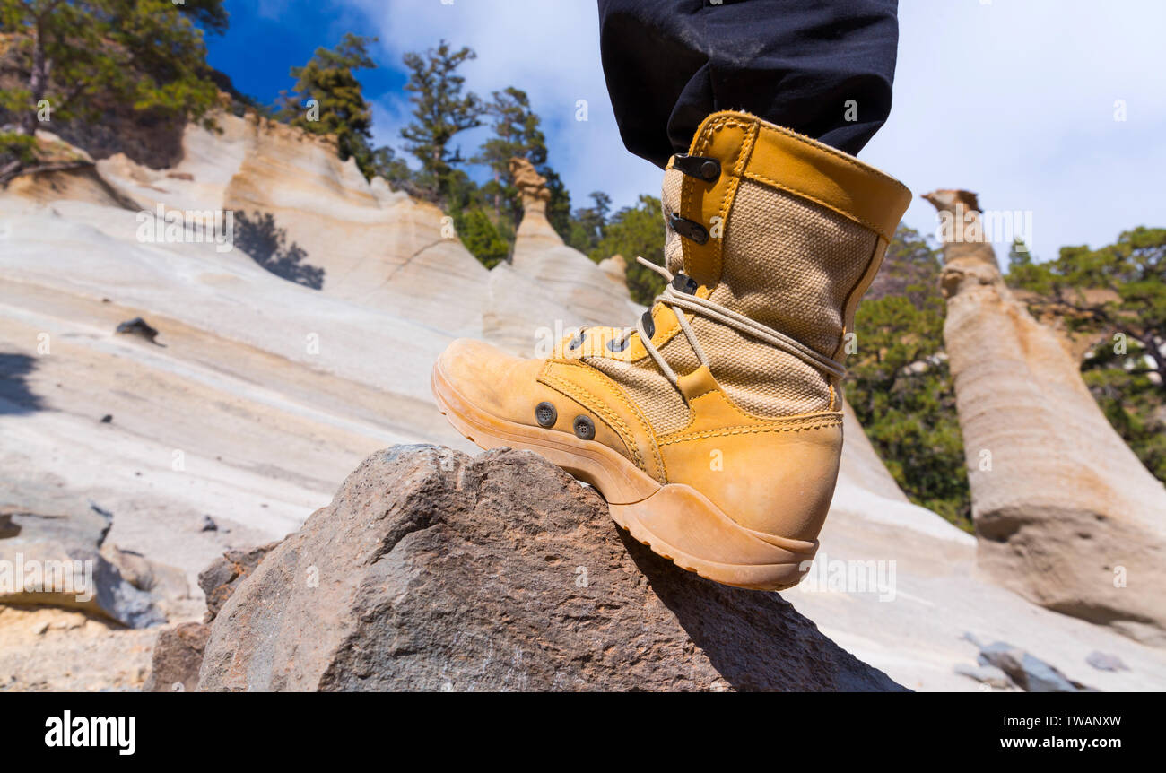 Mondlandschaft, Corona Forestal Naturpark, Vilaflor, Teneriffa, Kanarische Inseln, Spanien, Europa Stockfoto