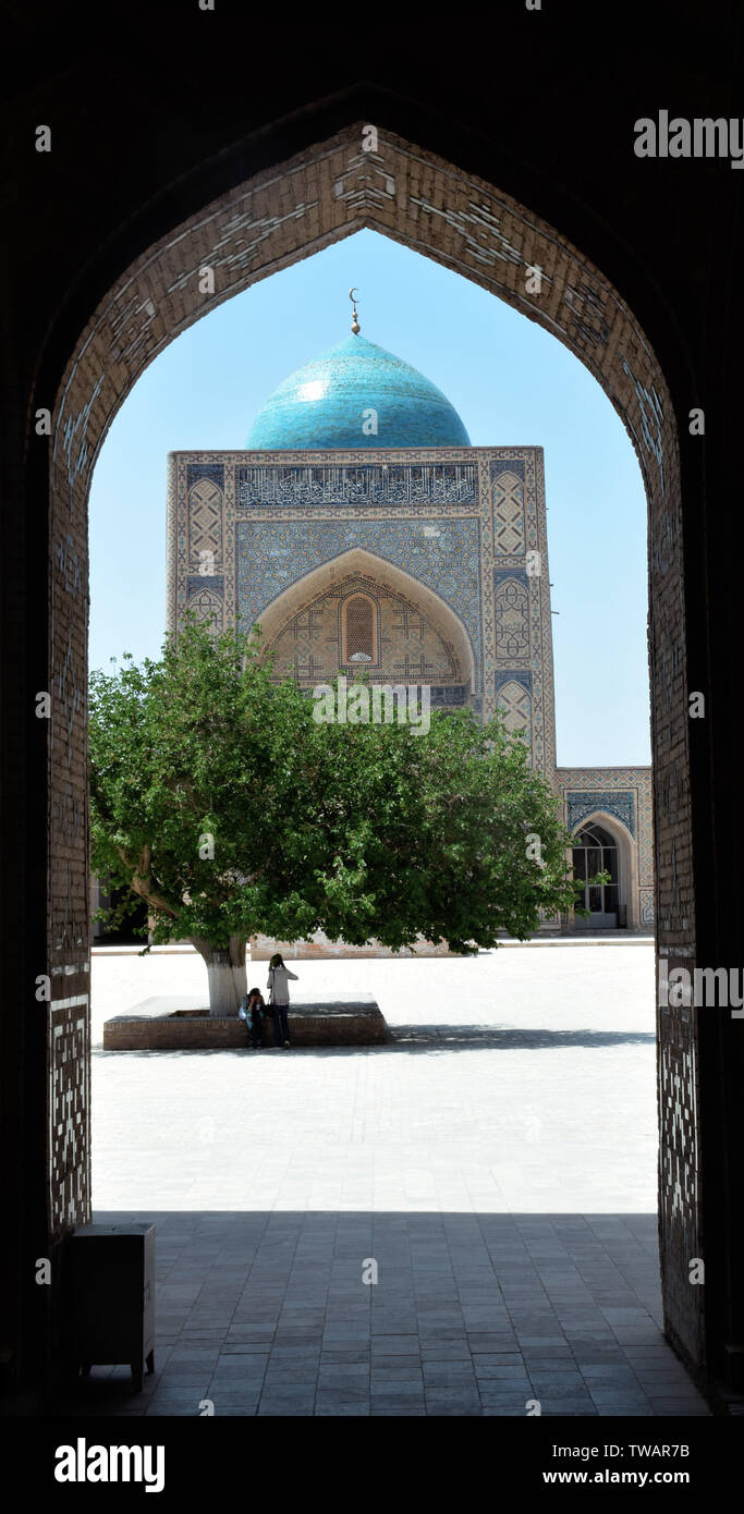 Silk Road Stadt Buchara und seine erhabene Architektur Stockfoto