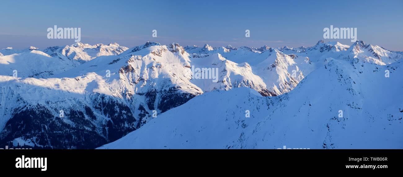 Österreich, Tirol, Lechtaler Alpen. Stockfoto