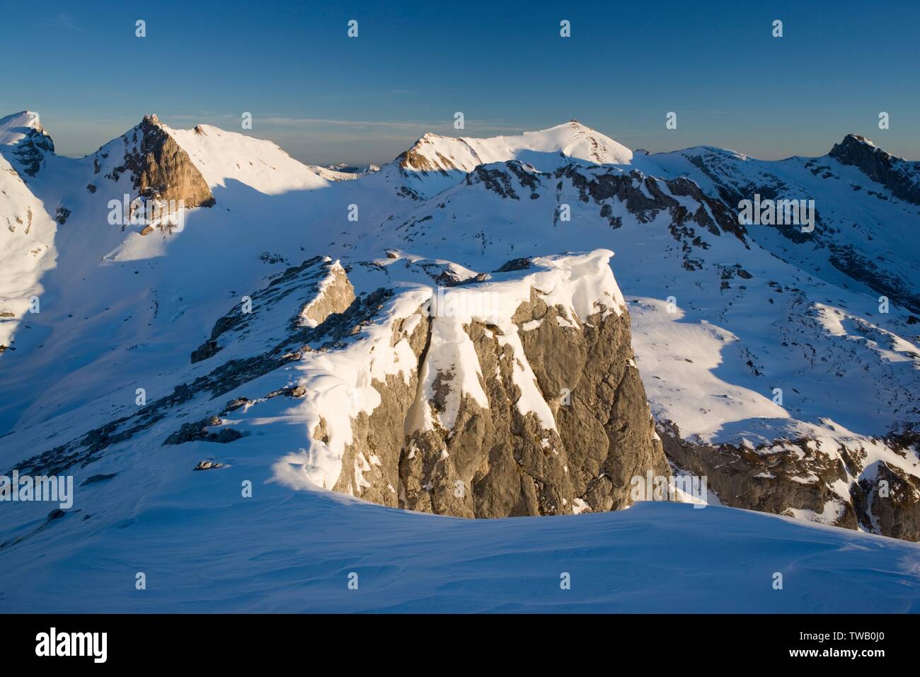 Österreich, Tirol, Rofangebirge, Blick von der Haidachstellwand aus Stockfoto