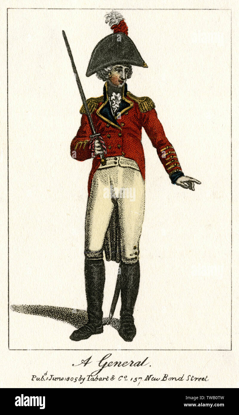 Britischer General, 19.. Jahrhundert Stockfoto