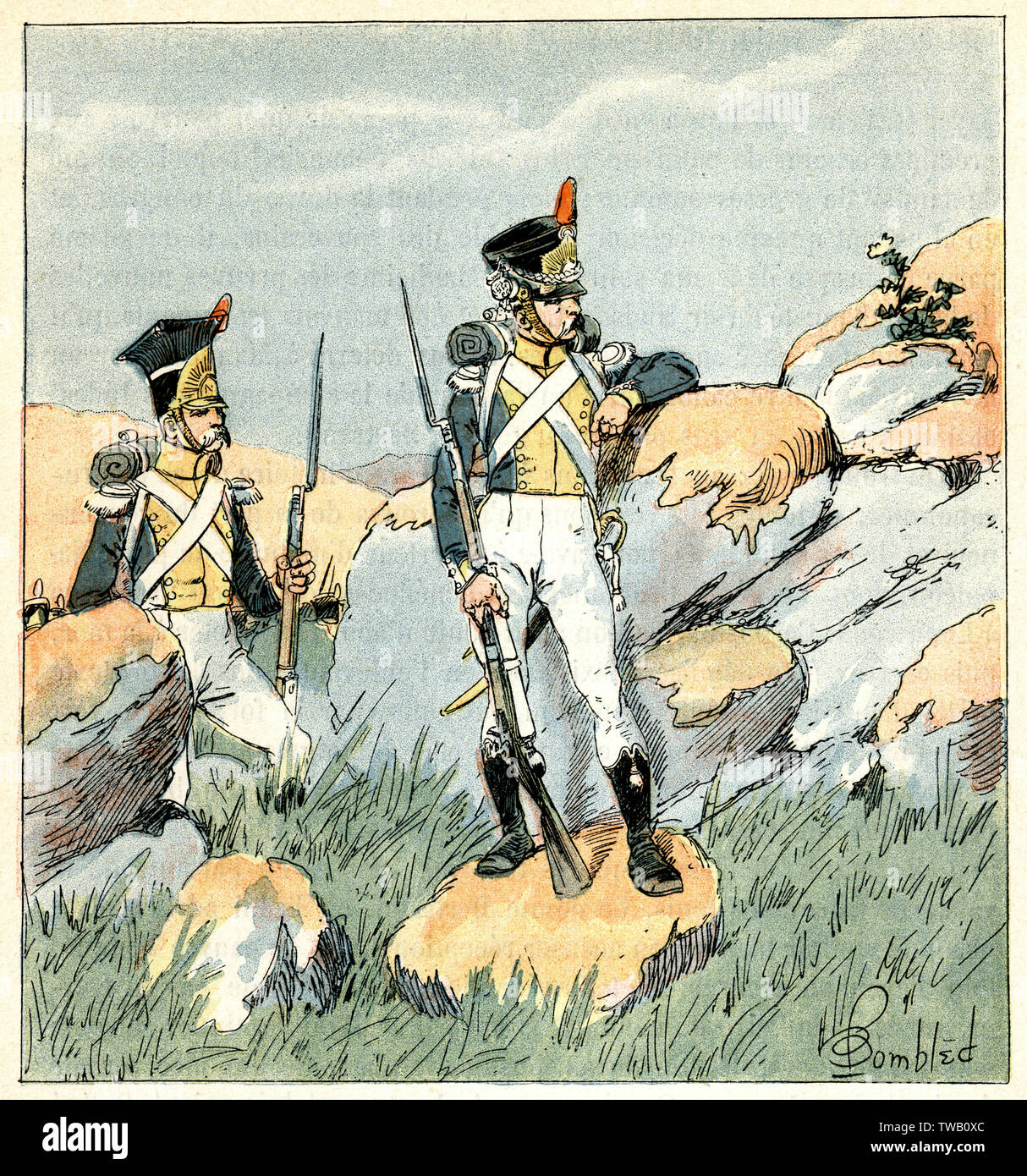 Polnische Infanterie Stockfoto