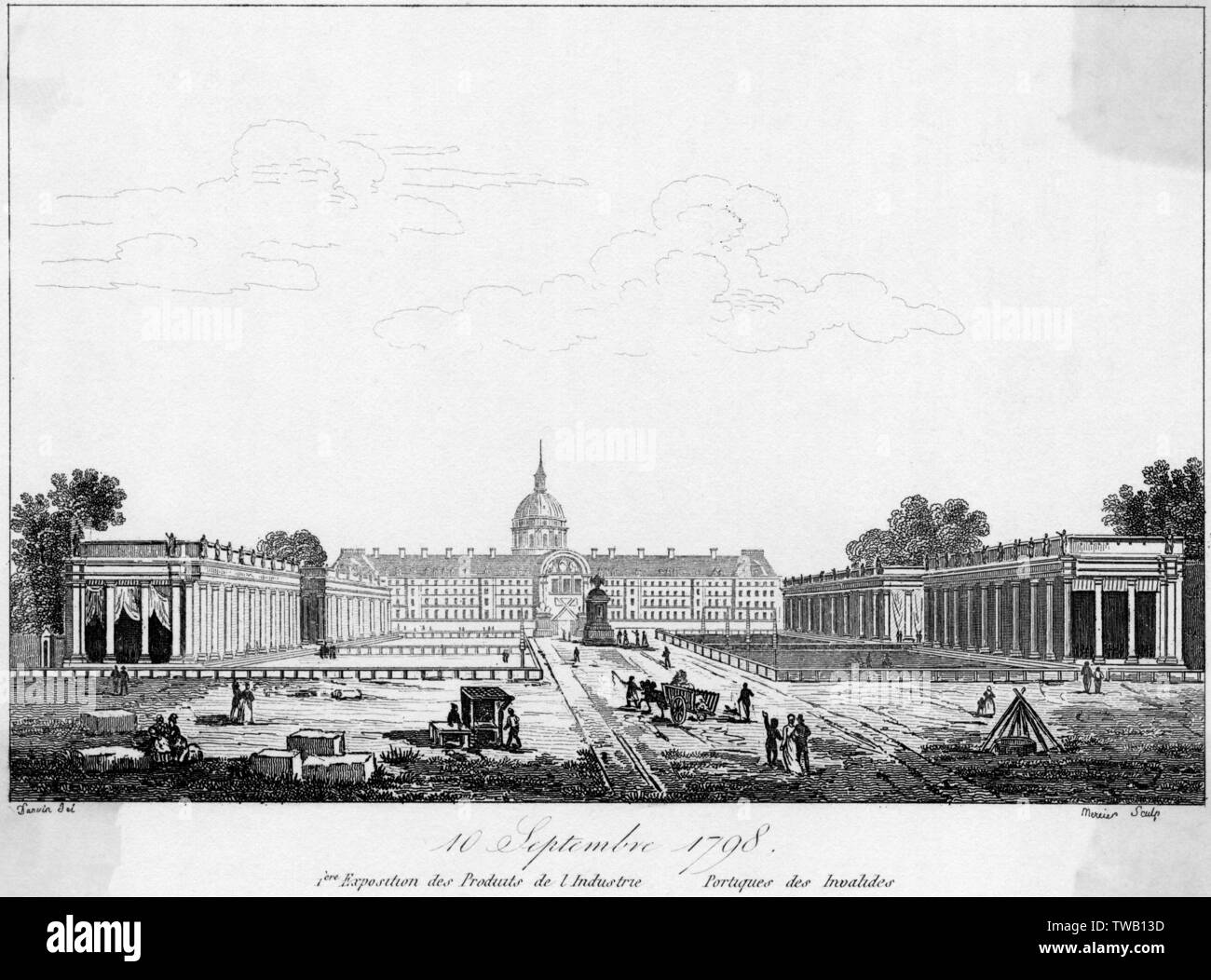 AUSSTELLUNGEN/PARIS/1798 Stockfoto