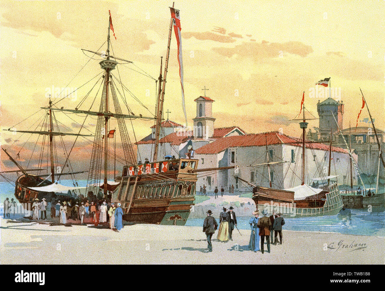 Chicago World's Fair 1893 Stockfoto