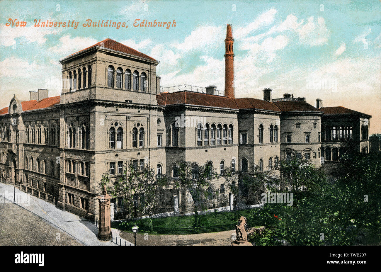 Neue Universitätsgebäude - Edinburgh, Schottland Stockfoto