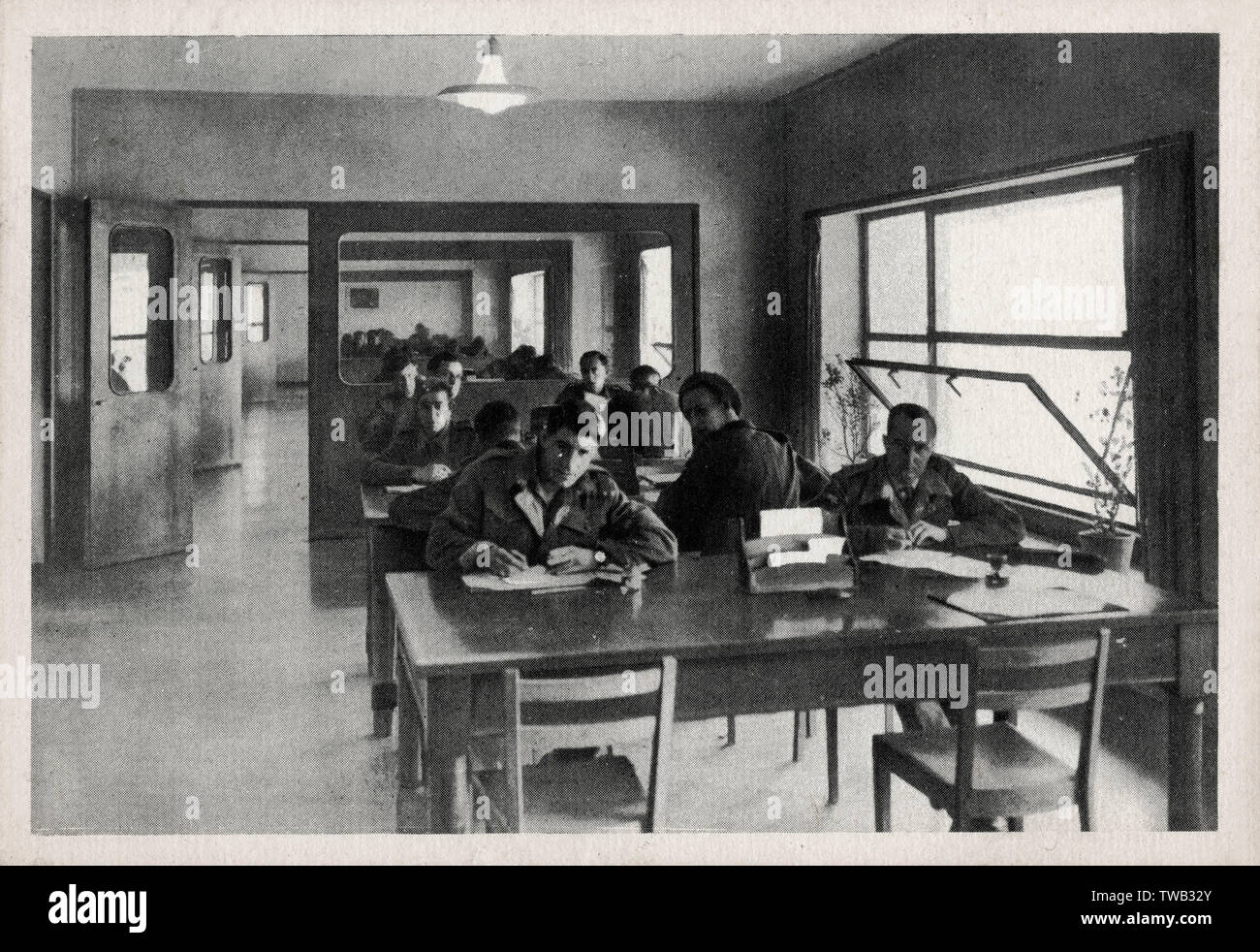 NAAFI Alexander Club, Rom, Italien - The Writing Rooms Stockfoto