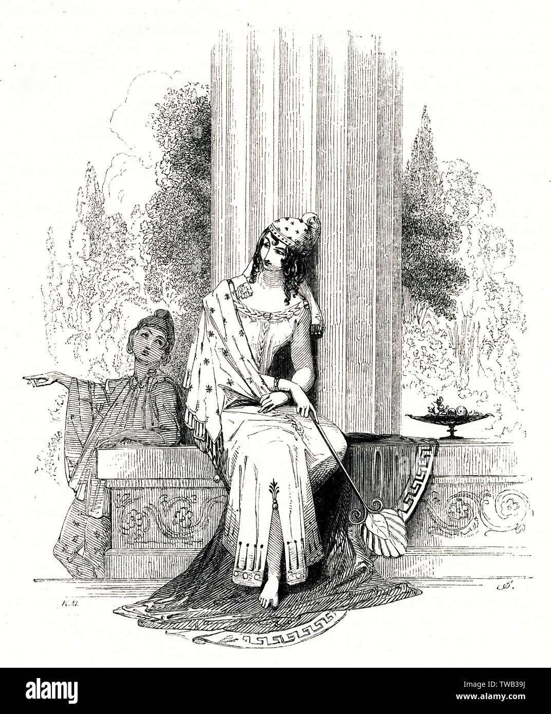 Illustration, Troilus und Cressida, von William Shakespeare Stockfoto