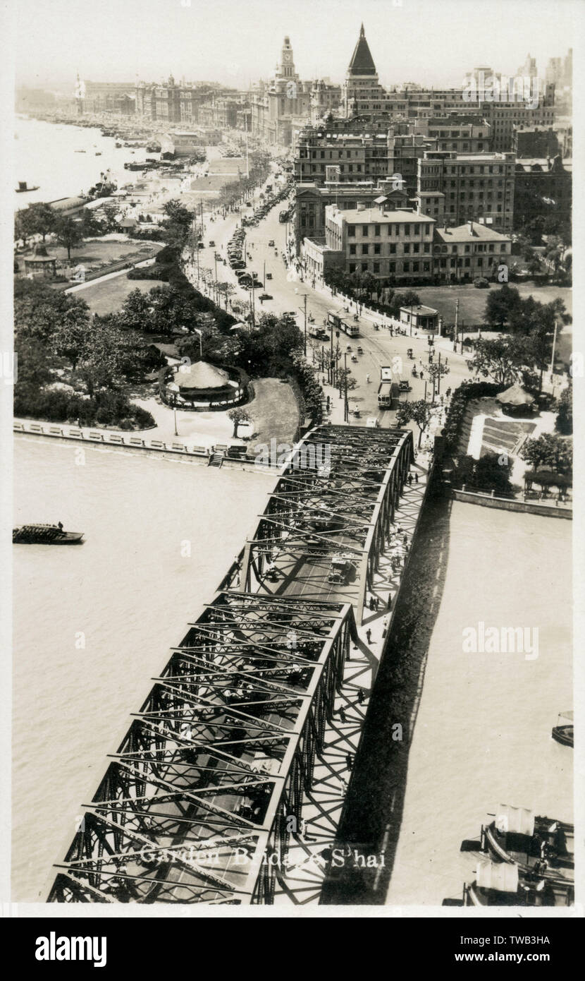 Der Garten (waibaidu Brücke), Shanghai, China das einzige erhaltene