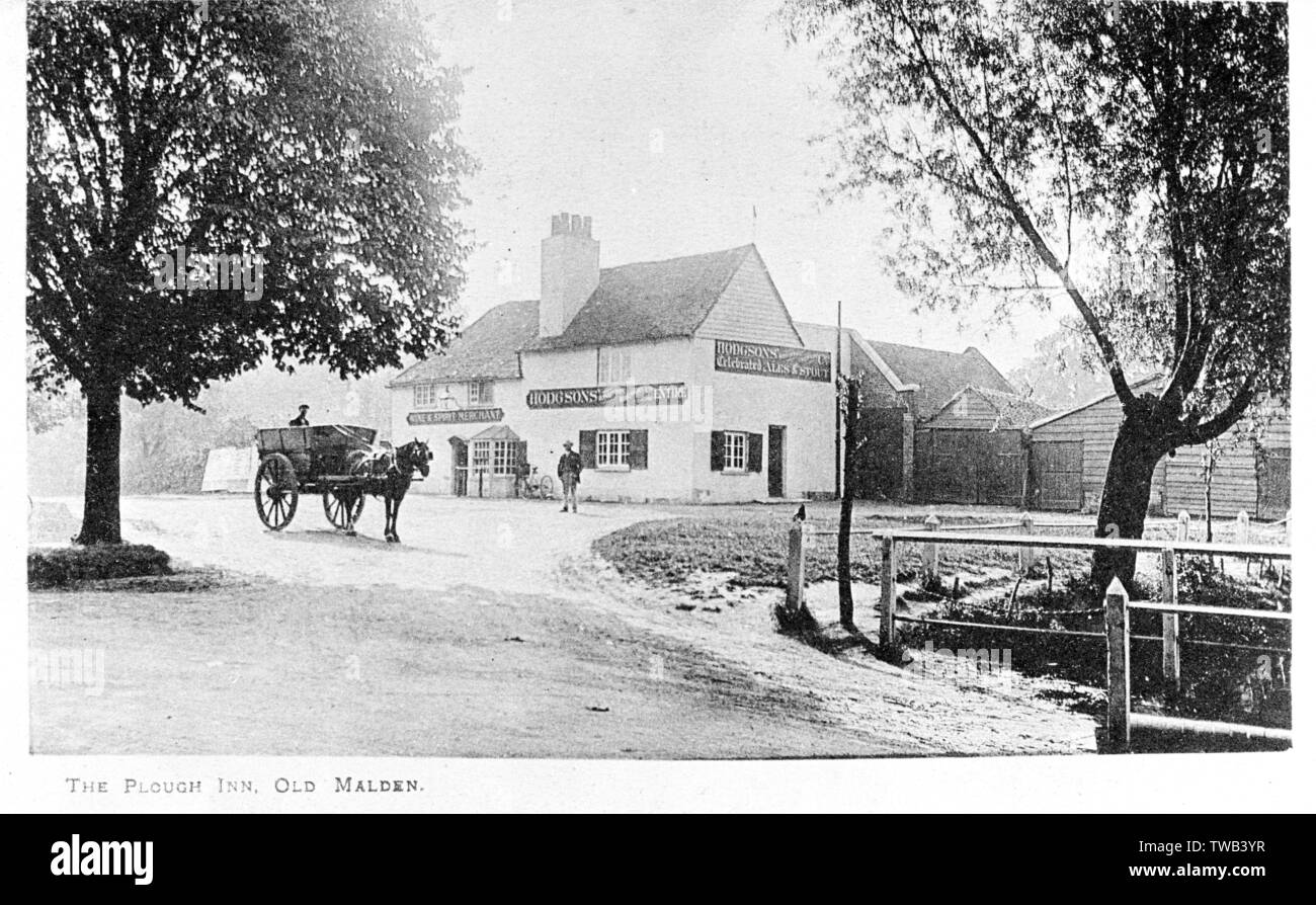 Plough Inn, Old Malden, Worcester Park, SW London (Surrey) Stockfoto