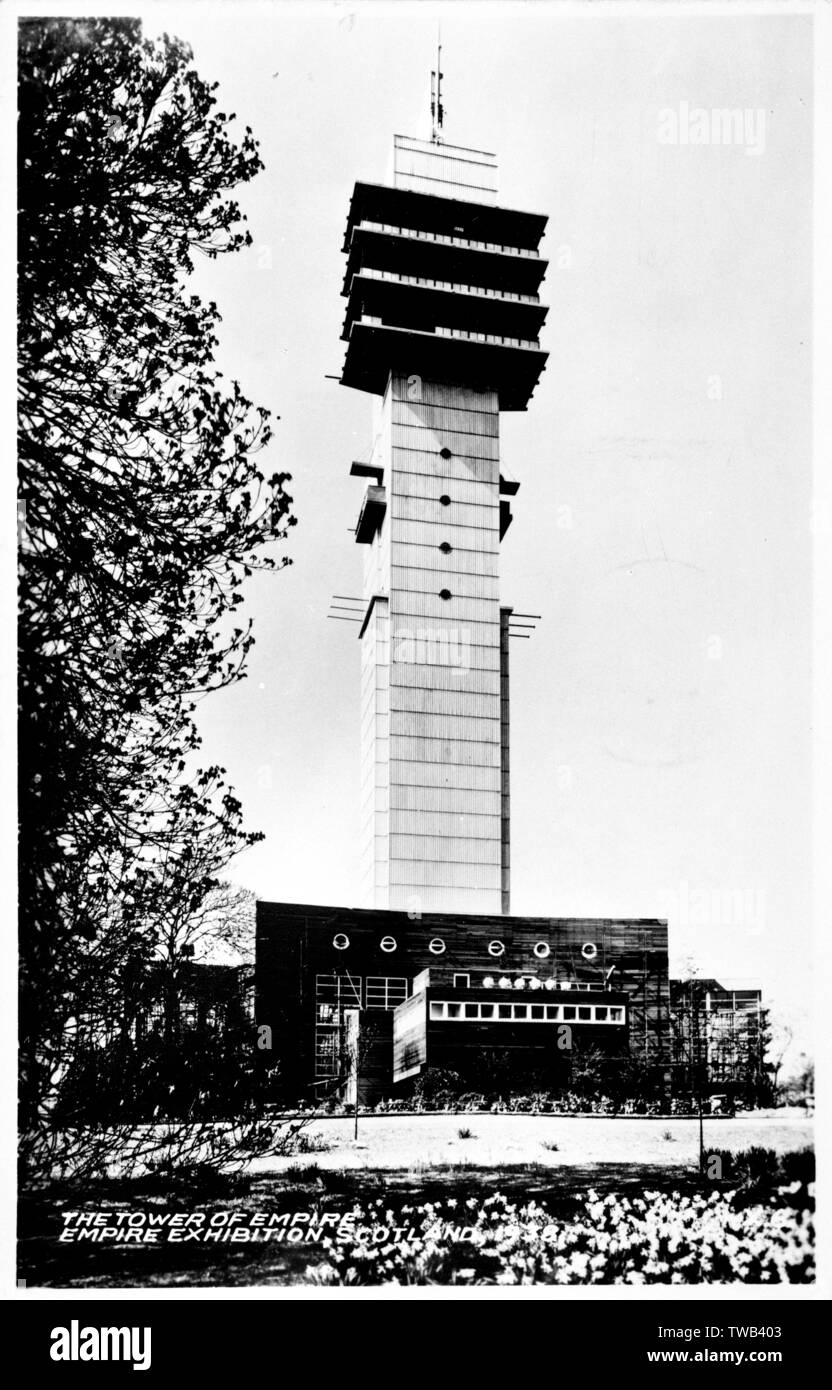 Der Tower of Empire, Empire Exhibition, Glasgow, Schottland Stockfoto