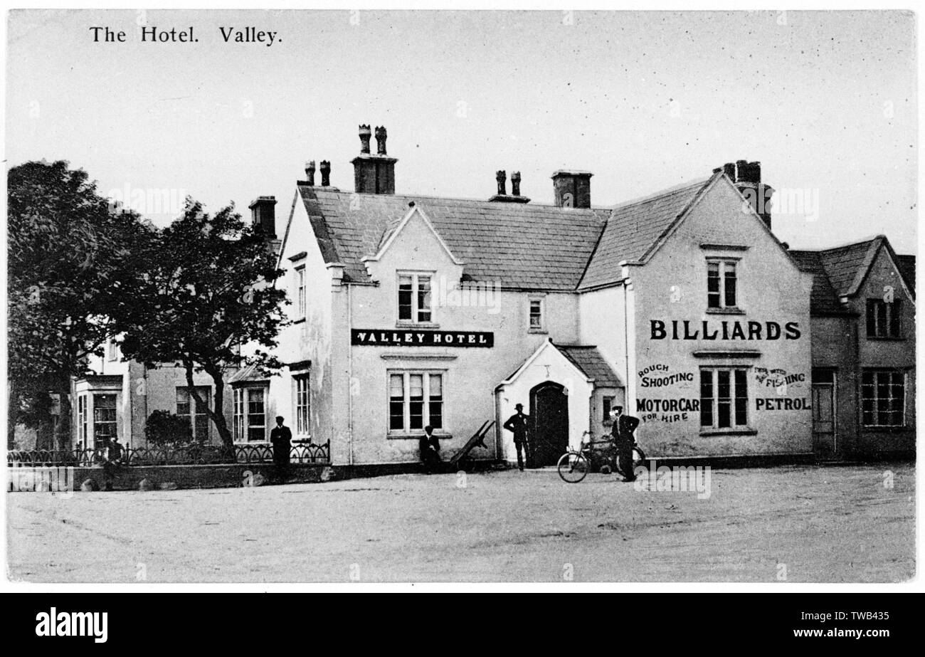 Valley Hotel, Anglesey, Nordwales Stockfoto