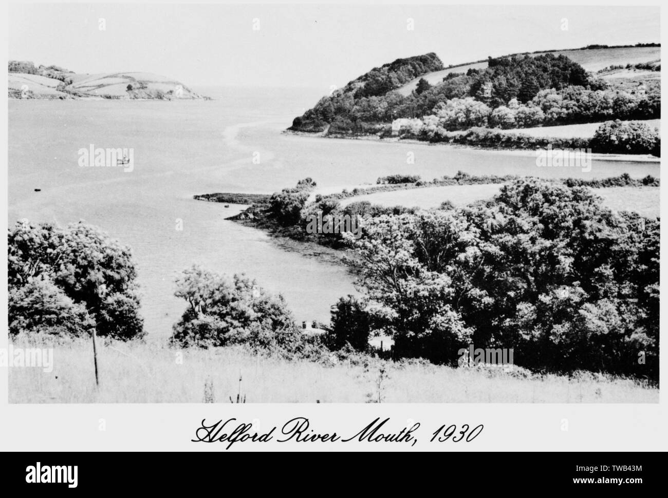 Helford River Mouth, Cornwall Stockfoto