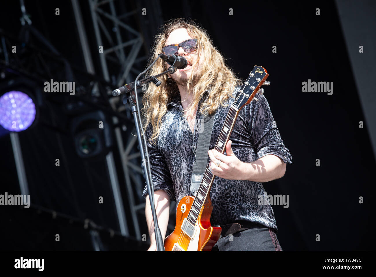 Florenz, 15. Juni. Die Struts führt Live@FIrenze Felsen 2019, Ippodromo del visarno, Firenze, Italien. Copyright Davide Merli | Alamy Stockfoto