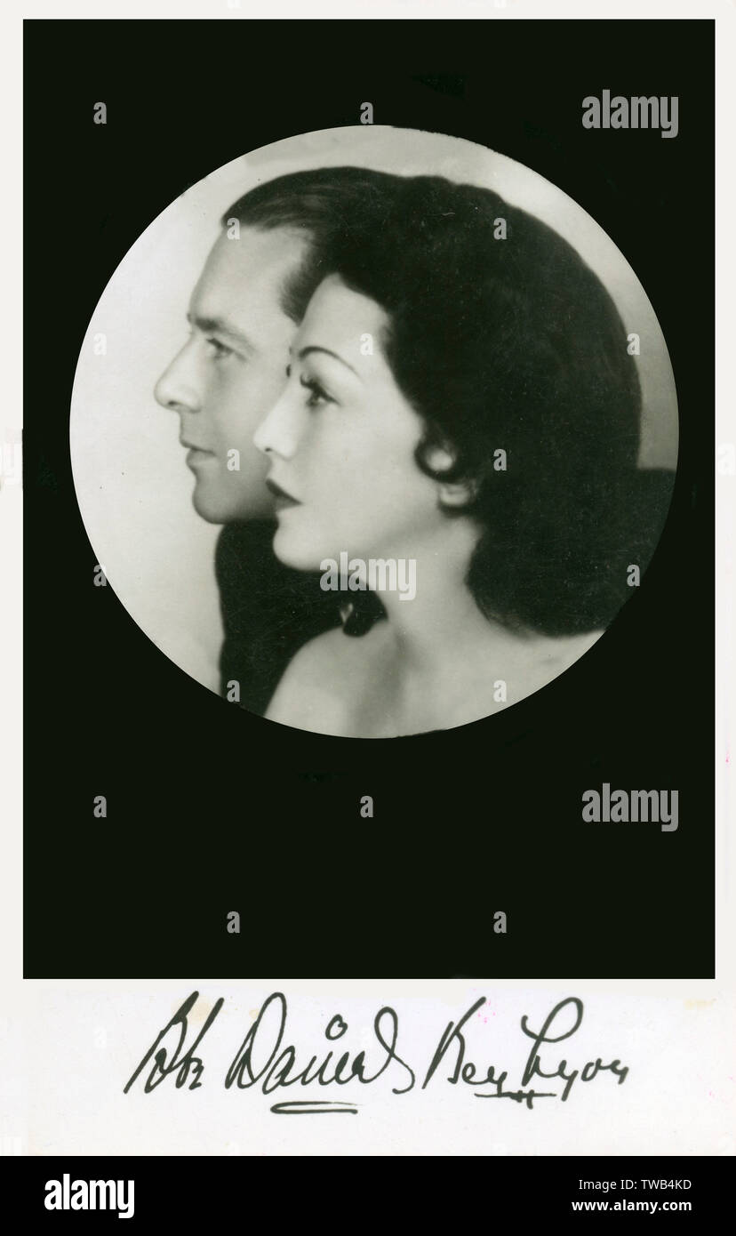 Bebe Daniels und Ben Lyon - US-Film- und Radiostars Stockfoto Bebe Daniels und Ben Lyon - US-Film- und Radiostars Stockfoto