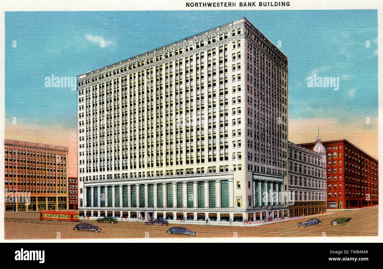 Northwestern Bank Building, Minneapolis, Minnesota, USA Stockfoto