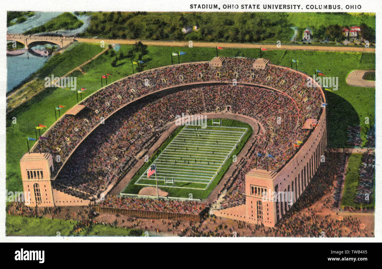 Stadion, Ohio State University, Columbus, Ohio, USA Stockfoto