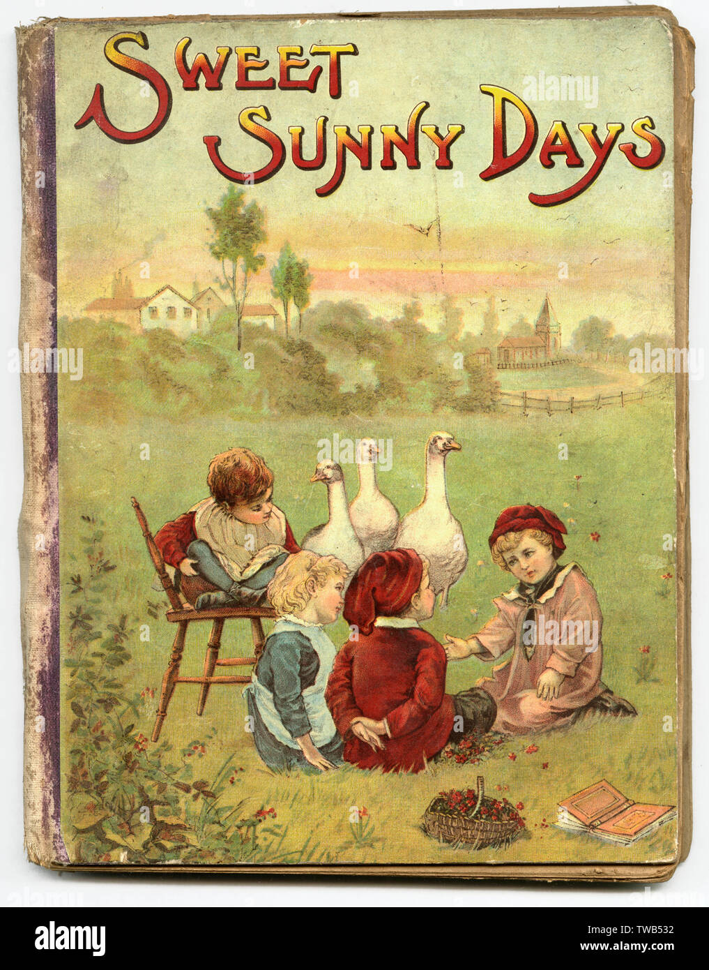 Titelblatt, Sweet Sunny Days, Bilderbuch Stockfoto